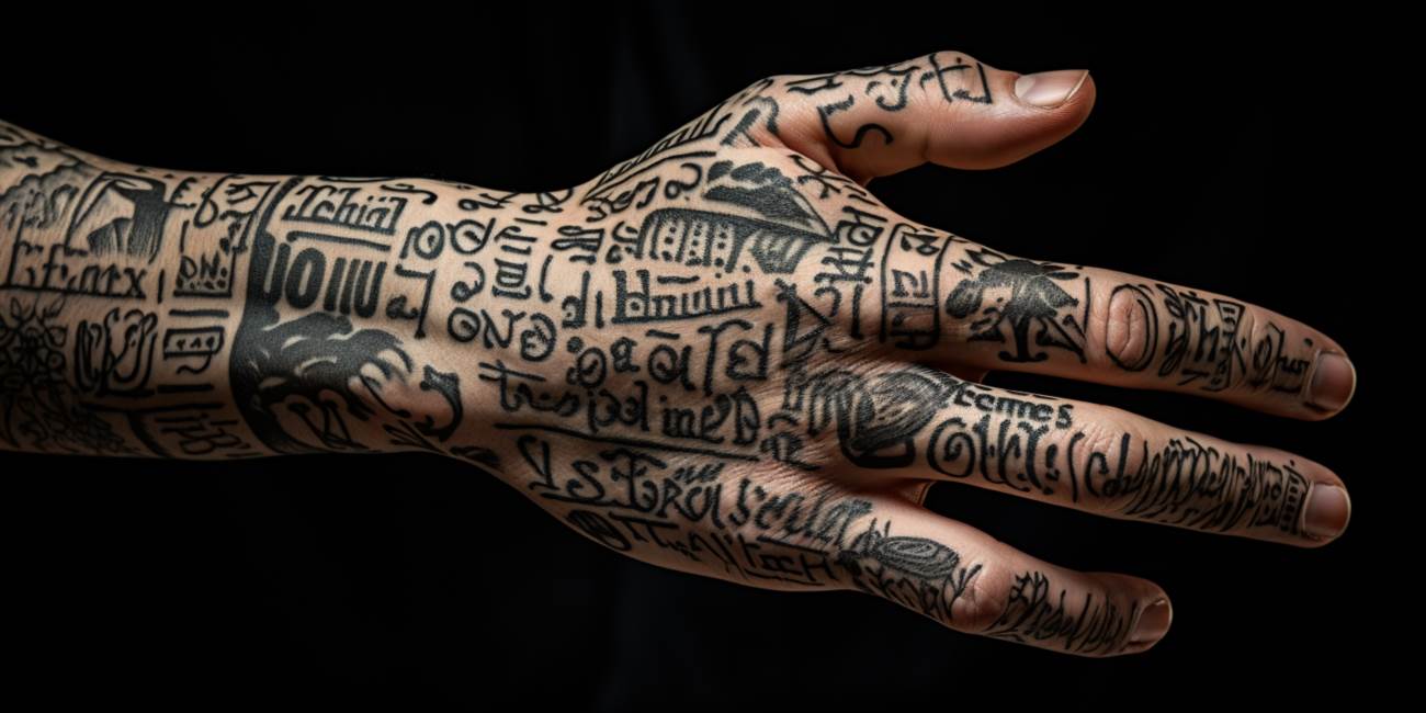 Tatuaje pe mână scris - eternitatea în cuvinte